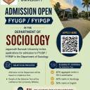 FYUGP/FYIPGP Admission form for the Department of Sociology