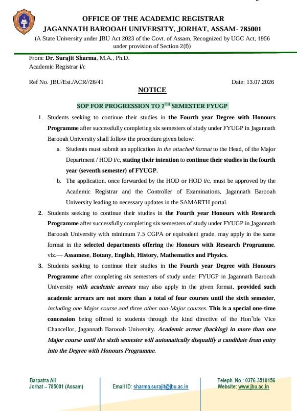 AcR Notice Progression SOP 14 07 2026