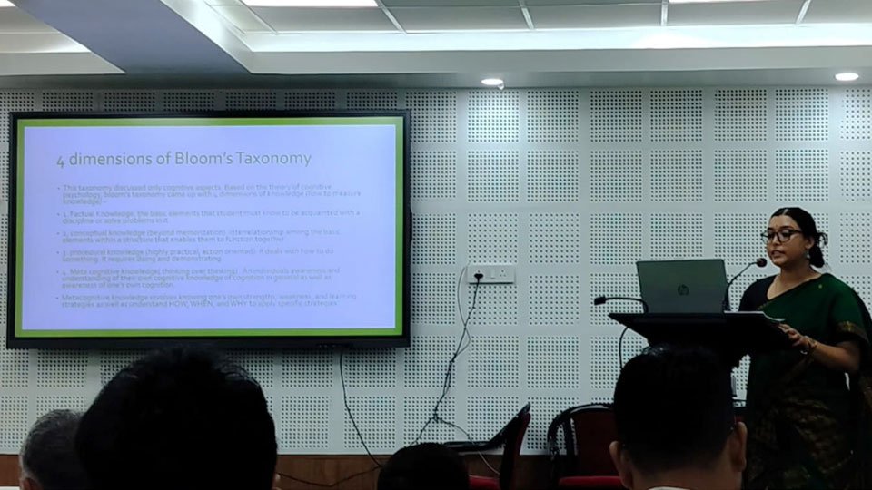 Jagannath Barooah University Successfully Conducts Workshop on Bloom’s Taxonomy for Syllabus Design